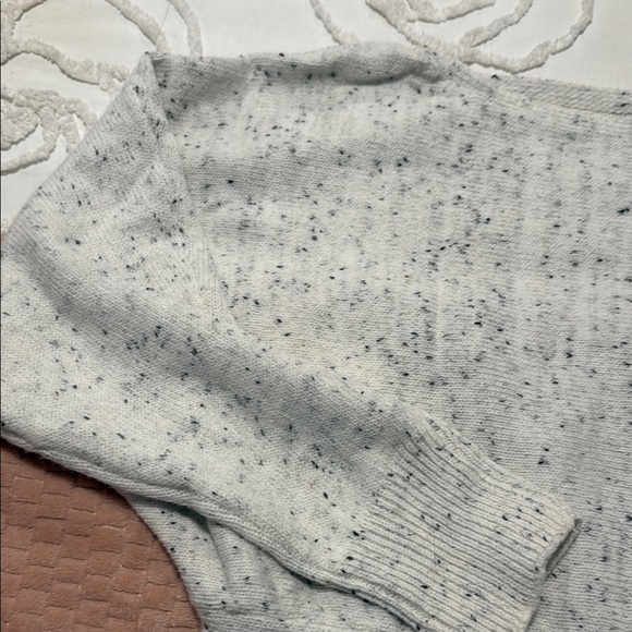 Cupshe Women's Speckled White Sweater Dress - Picture 3 of 9
